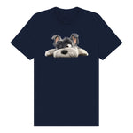 T-shirt Dog graphic 0033 - Navy