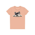 T-shirt Dog graphic 0033 - Peach