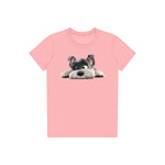 T-shirt Dog graphic 0033 - Pink