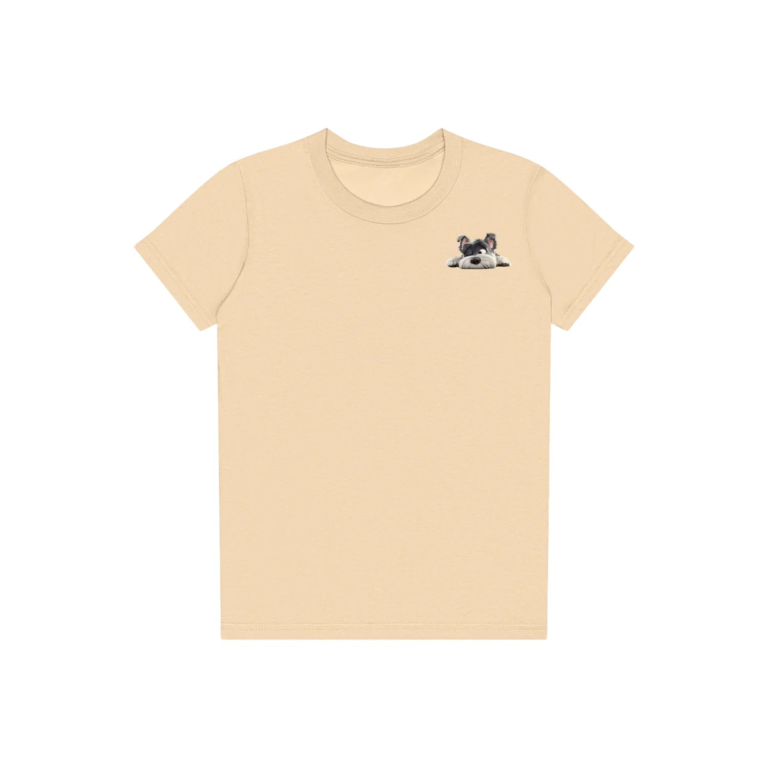 T-shirt Dog graphic 0033 - Soft Cream