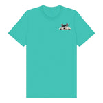 T-shirt Dog graphic 0033 - Teal