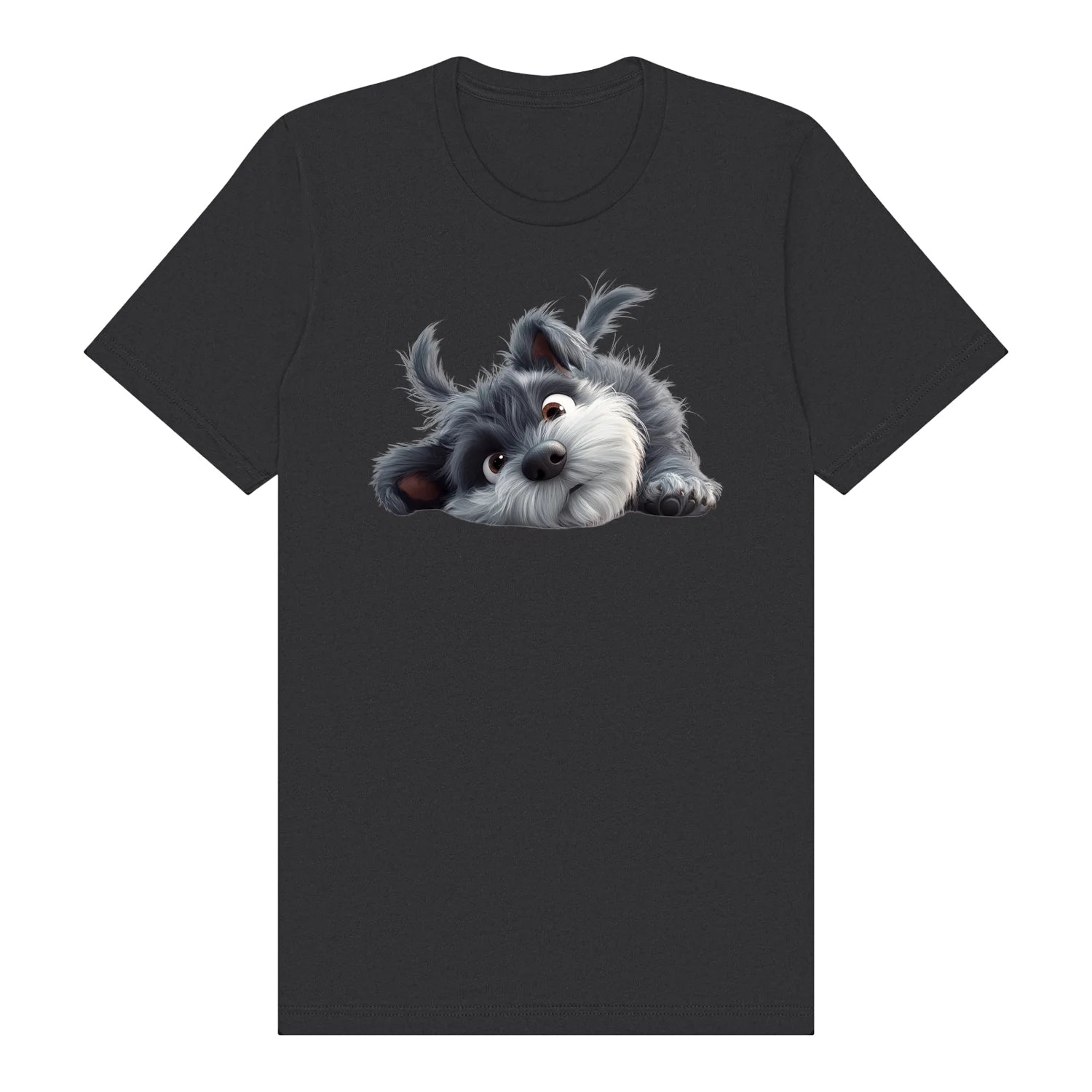 T-shirt Dog graphic 0034 - Dark Grey