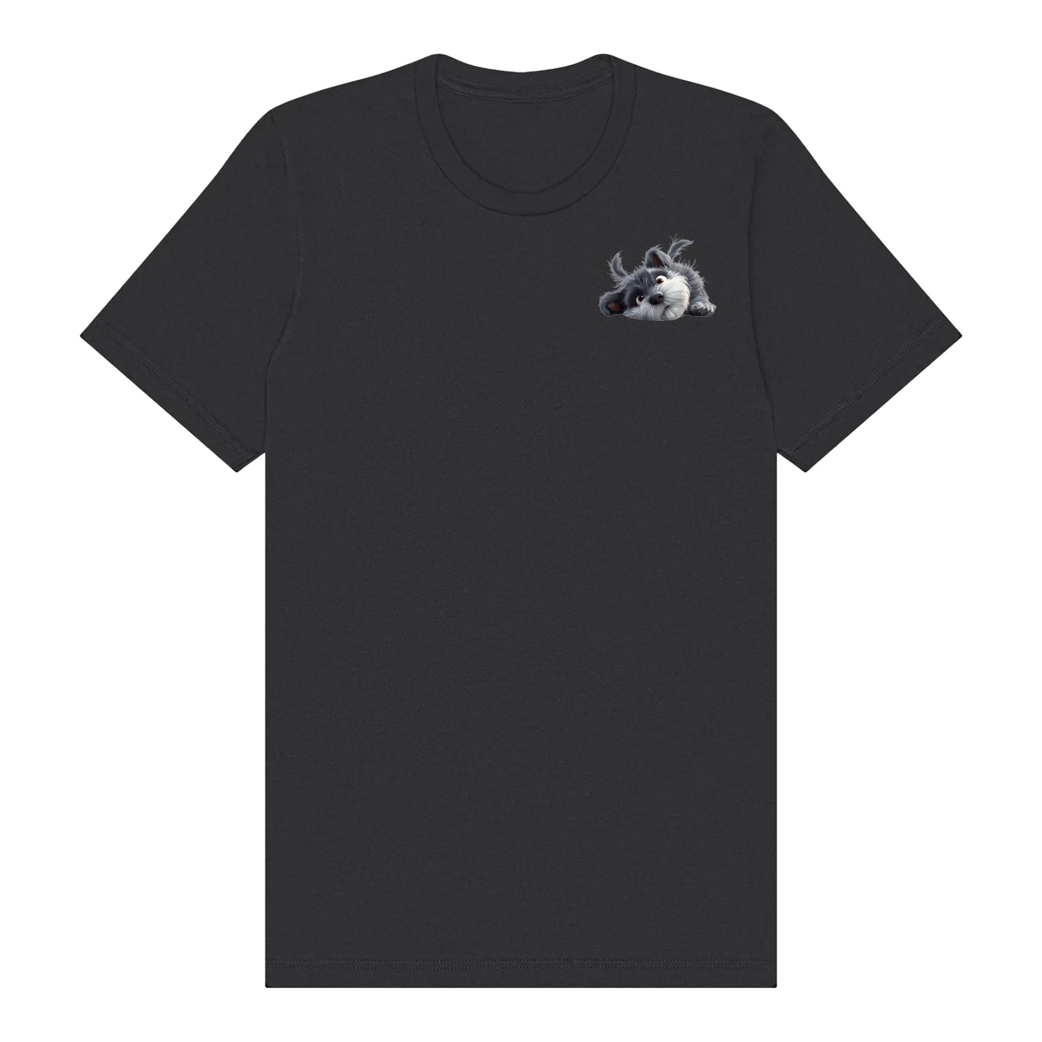 T-shirt Dog graphic 0034 - Dark Grey