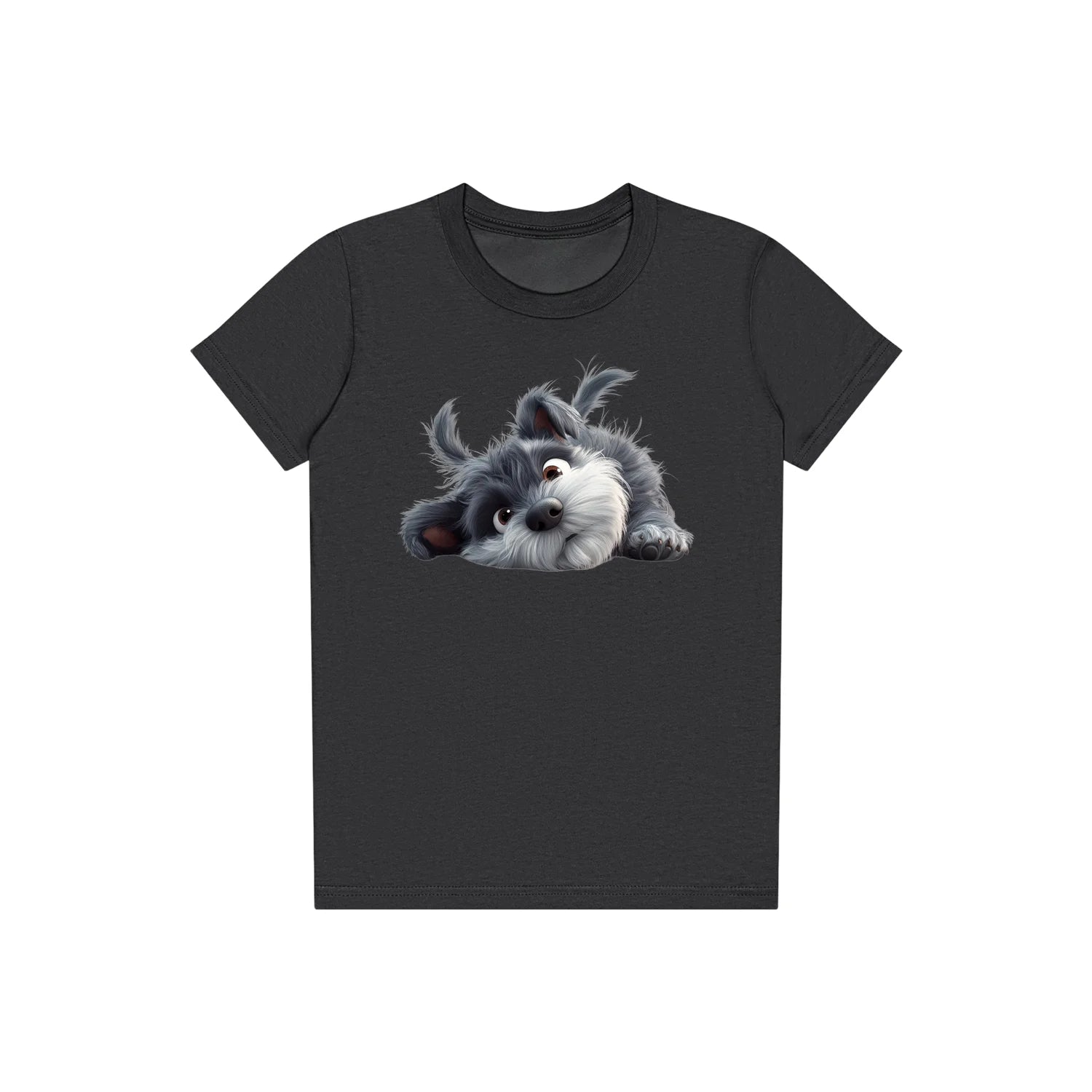 T-shirt Dog graphic 0034 - Dark Grey