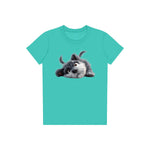 T-shirt Dog graphic 0034 - Teal