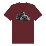 T-shirt Dog graphic 0035 - Maroon