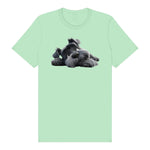 T-shirt Dog graphic 0035 - Mint