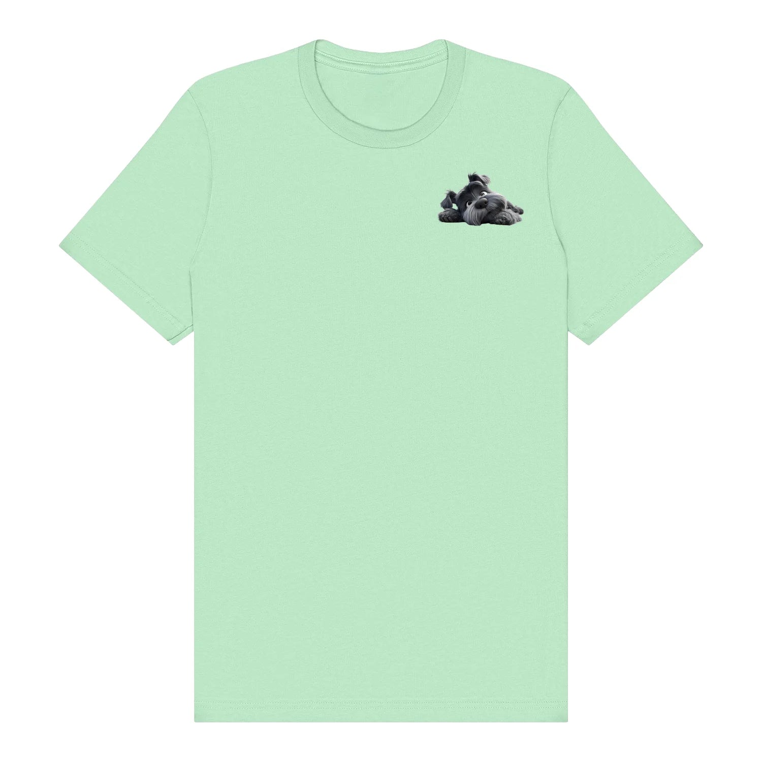 T-shirt Dog graphic 0035 - Mint