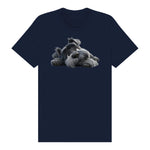 T-shirt Dog graphic 0035 - Navy