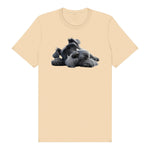 T-shirt Dog graphic 0035 - Soft Cream