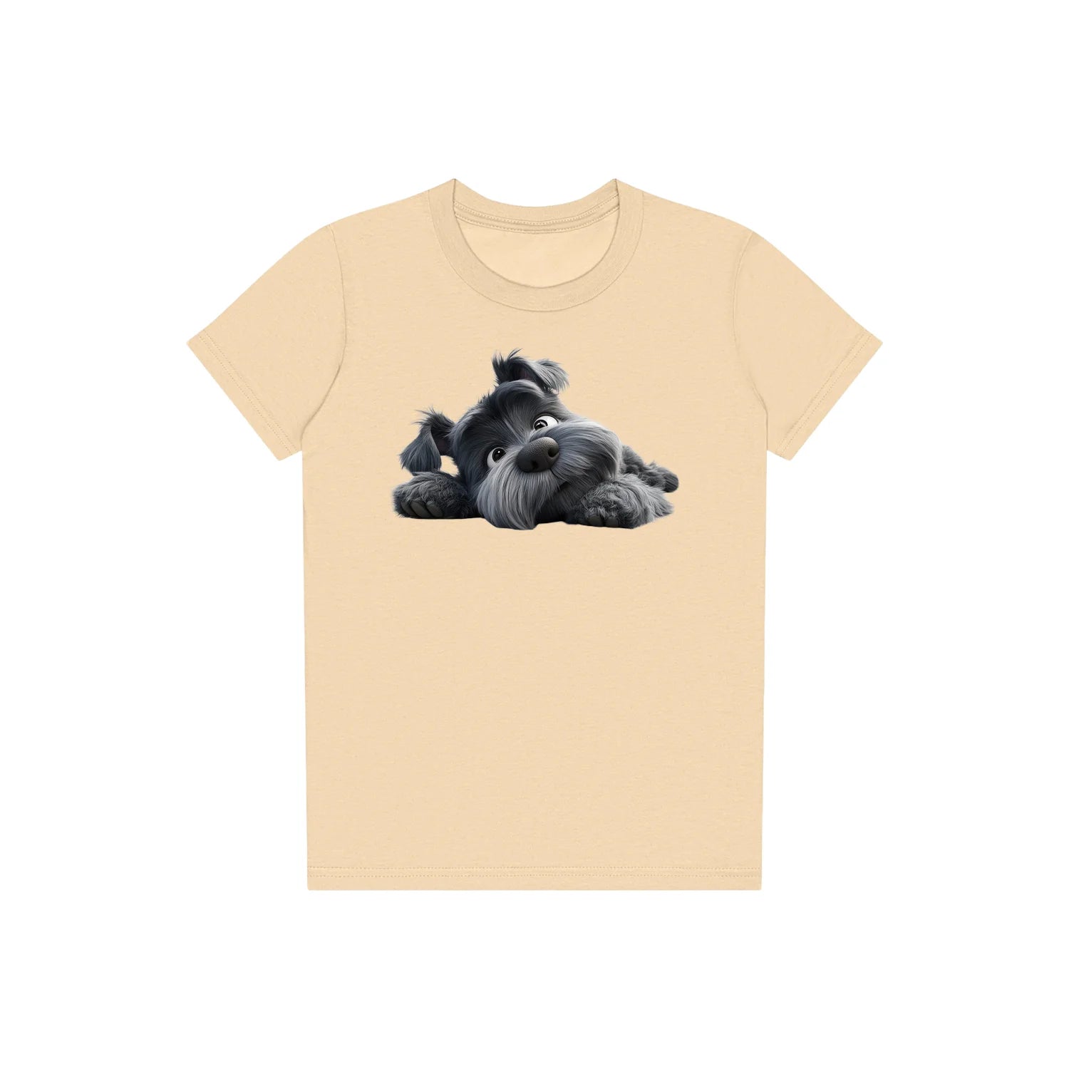 T-shirt Dog graphic 0035 - Soft Cream