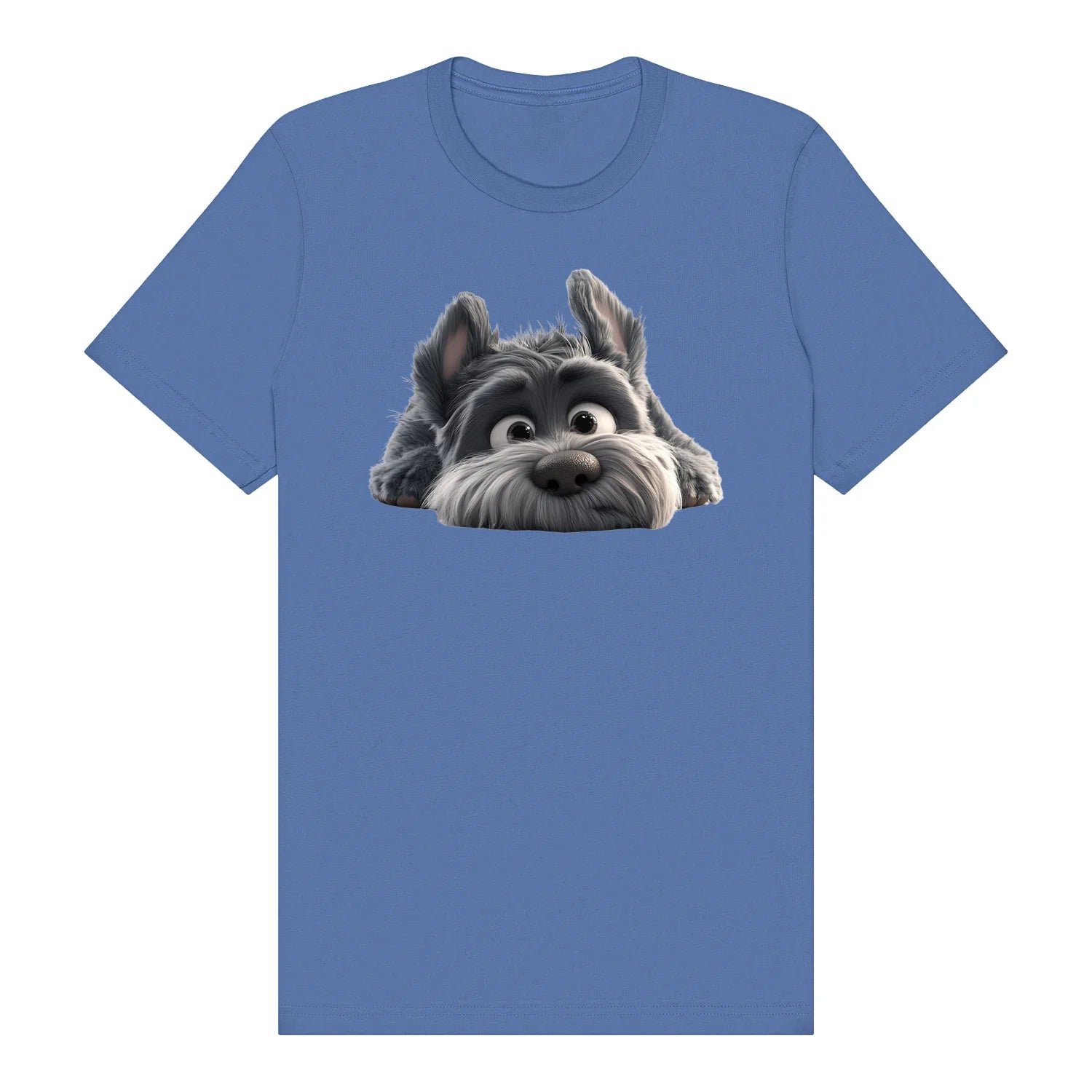 T-shirt Dog graphic 0036 - Columbia Blue