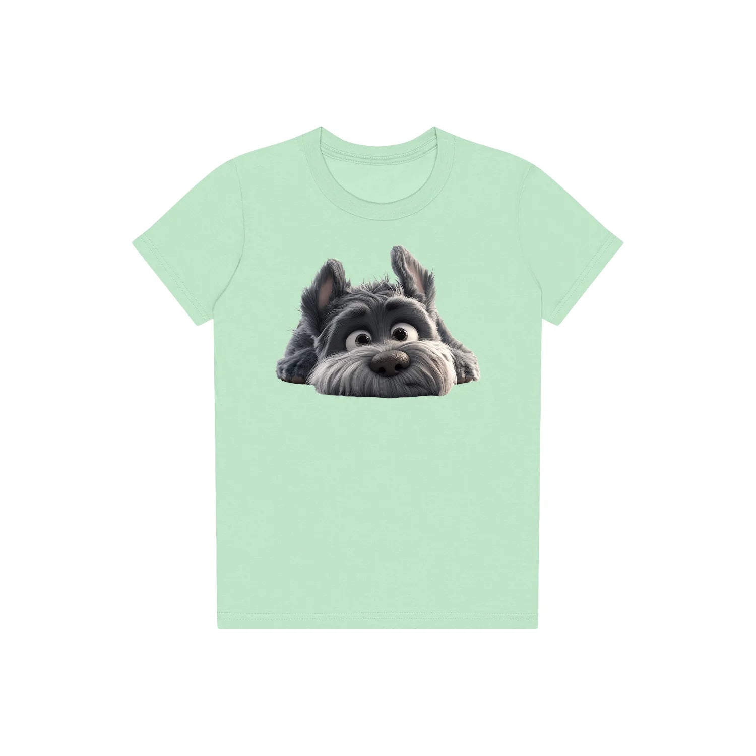 T-shirt Dog graphic 0036 - Mint