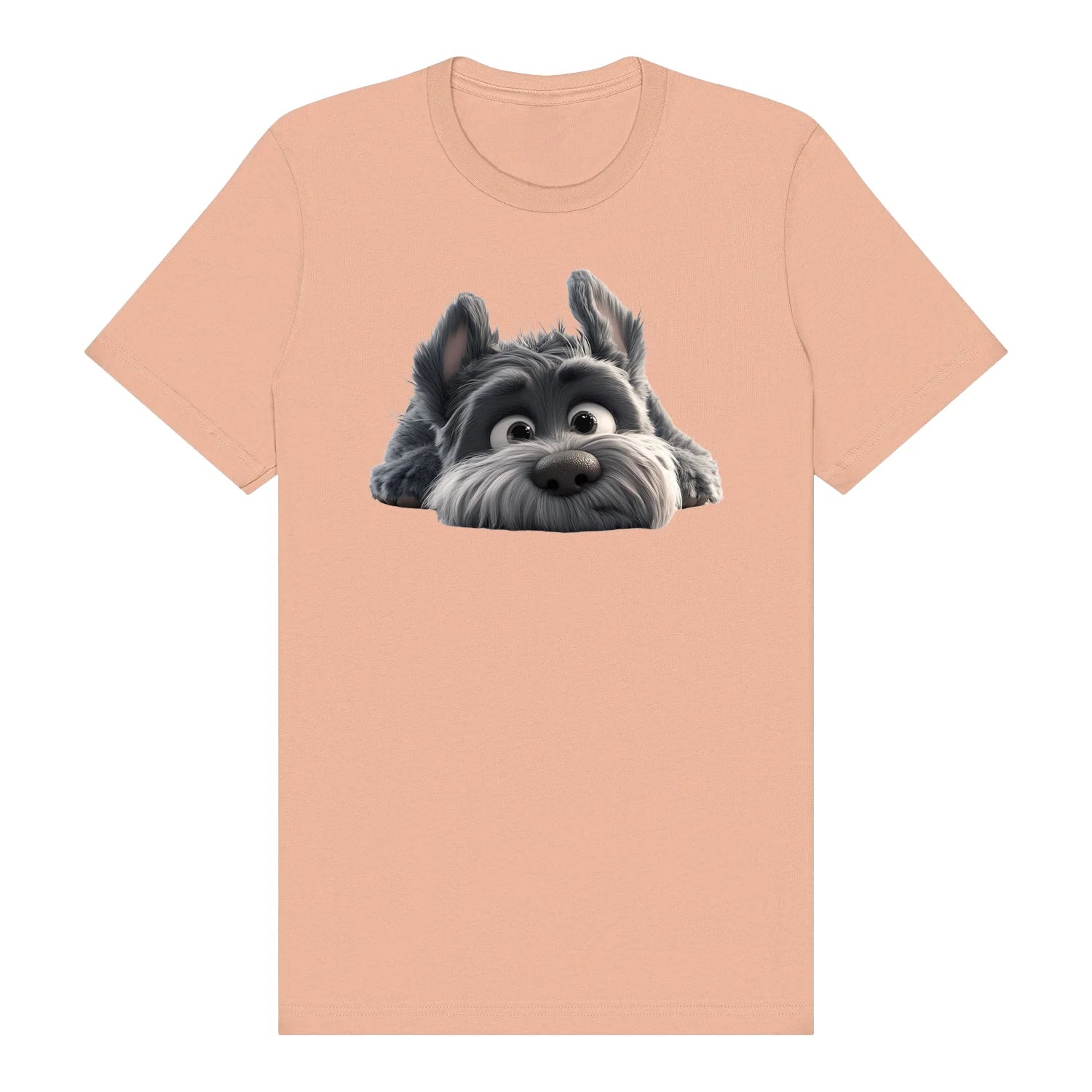 T-shirt Dog graphic 0036 - Peach