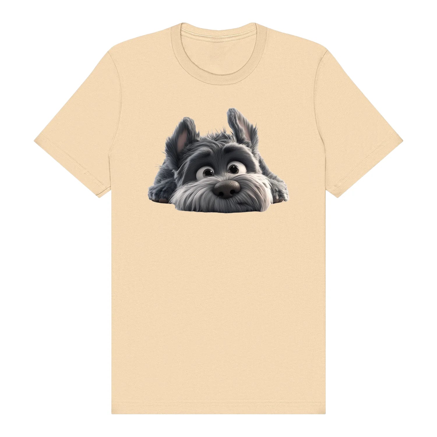 T-shirt Dog graphic 0036 - Soft Cream