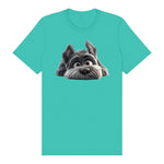 T-shirt Dog graphic 0036 - Teal