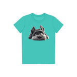T-shirt Dog graphic 0036 - Teal