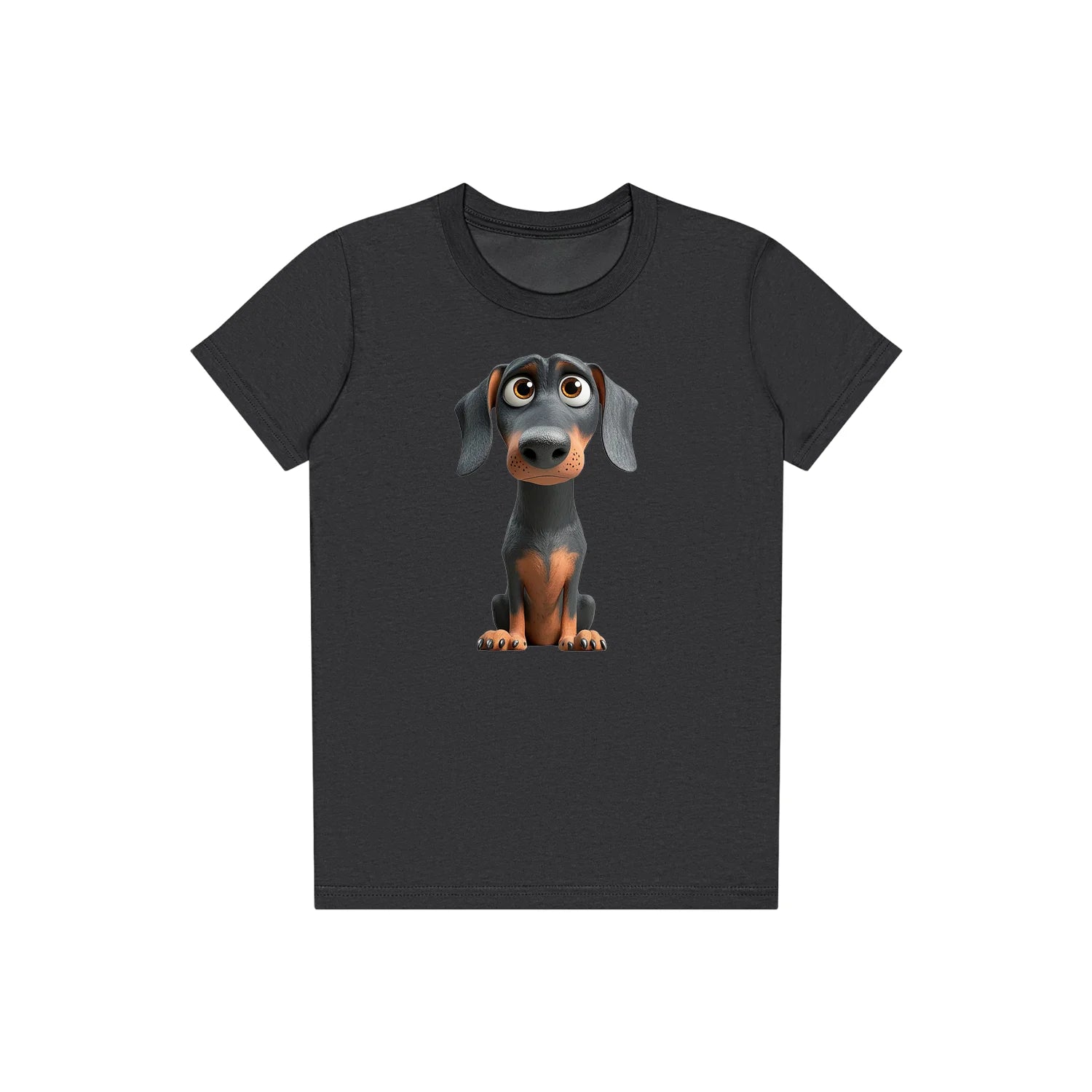 T-shirt Dog graphic 0037 - Dark Grey
