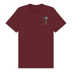 T-shirt Dog graphic 0037 - Maroon