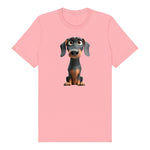 T-shirt Dog graphic 0037 - Pink