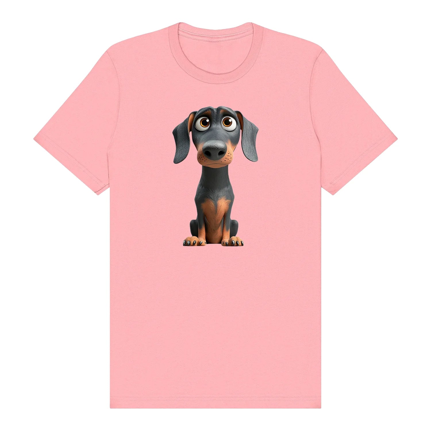 T-shirt Dog graphic 0037 - Pink