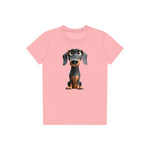 T-shirt Dog graphic 0037 - Pink