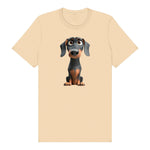 T-shirt Dog graphic 0037 - Soft Cream