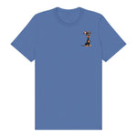 T-shirt Dog graphic 0038 - Columbia Blue