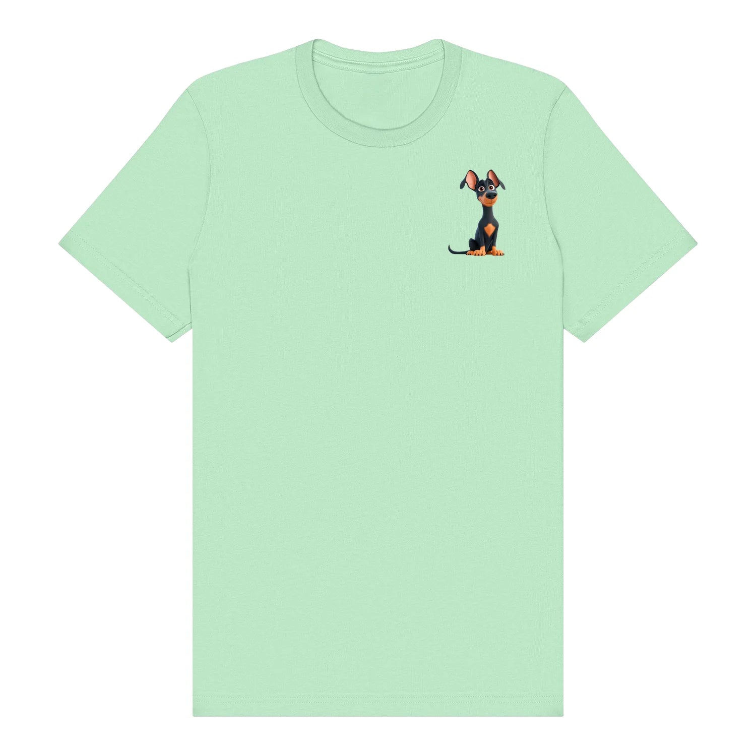 T-shirt Dog graphic 0038 - Mint