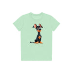 T-shirt Dog graphic 0038 - Mint