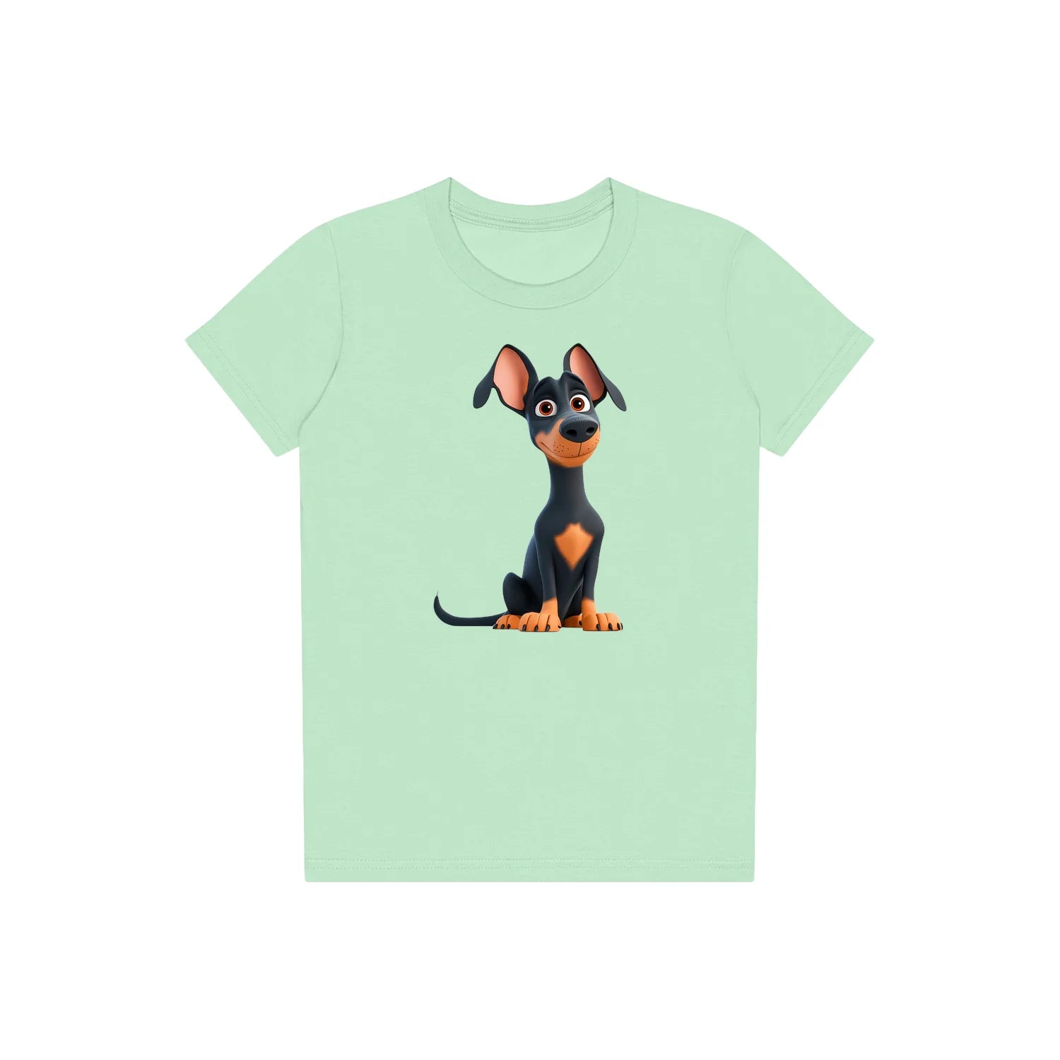T-shirt Dog graphic 0038 - Mint