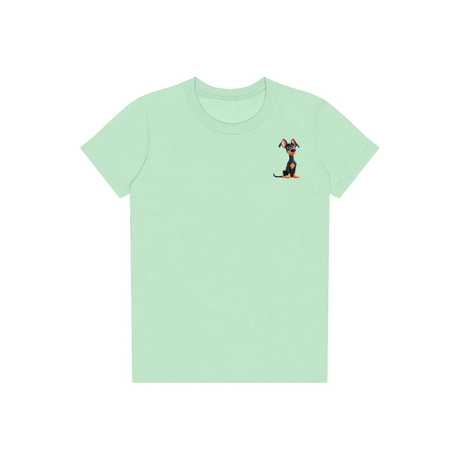 T-shirt Dog graphic 0038 - Mint