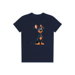 T-shirt Dog graphic 0038 - Navy
