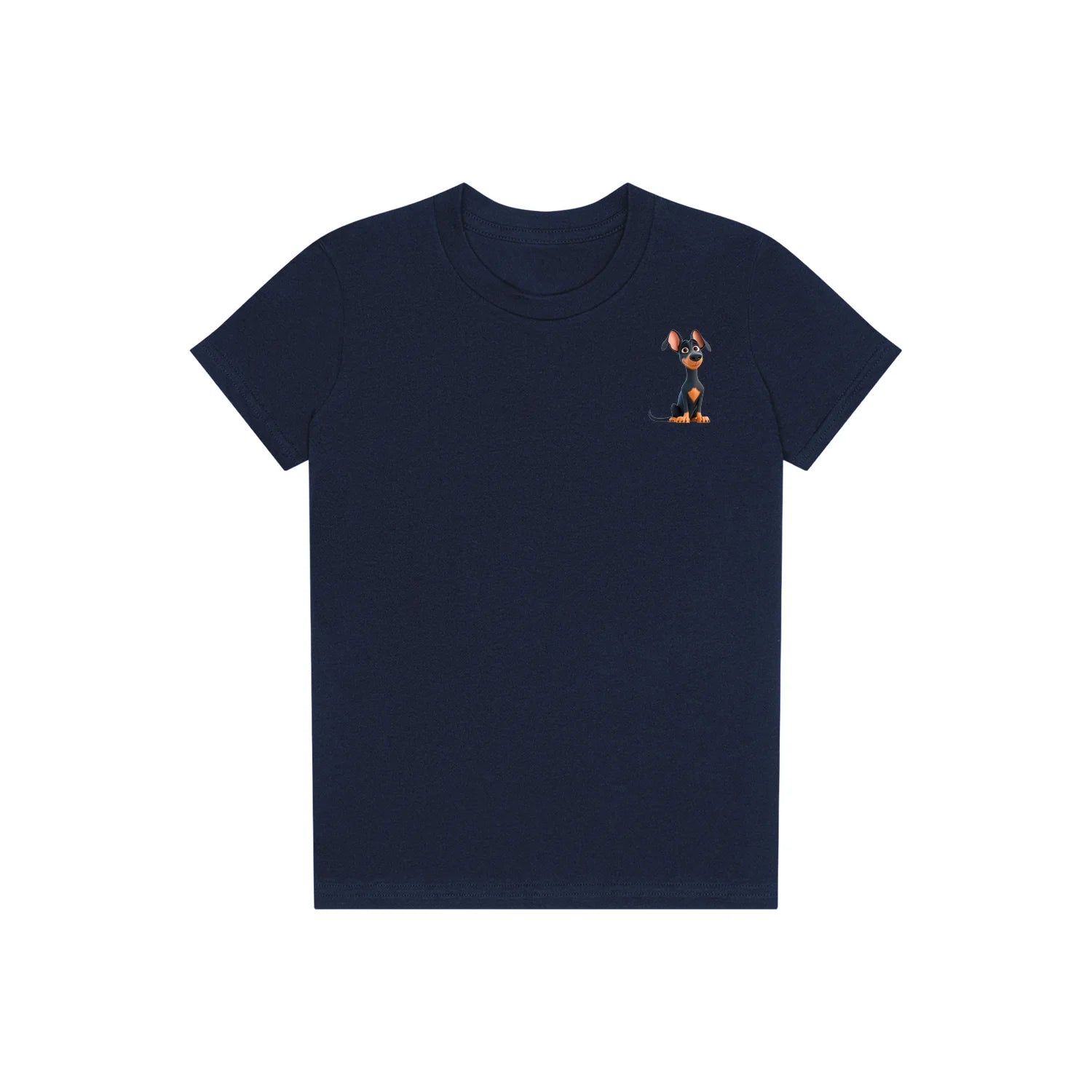T-shirt Dog graphic 0038 - Navy