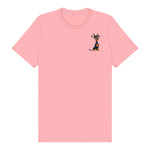 T-shirt Dog graphic 0038 - Pink