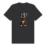 T-shirt Dog graphic 0039 - Dark Grey