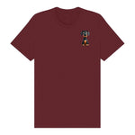 T-shirt Dog graphic 0039 - Maroon