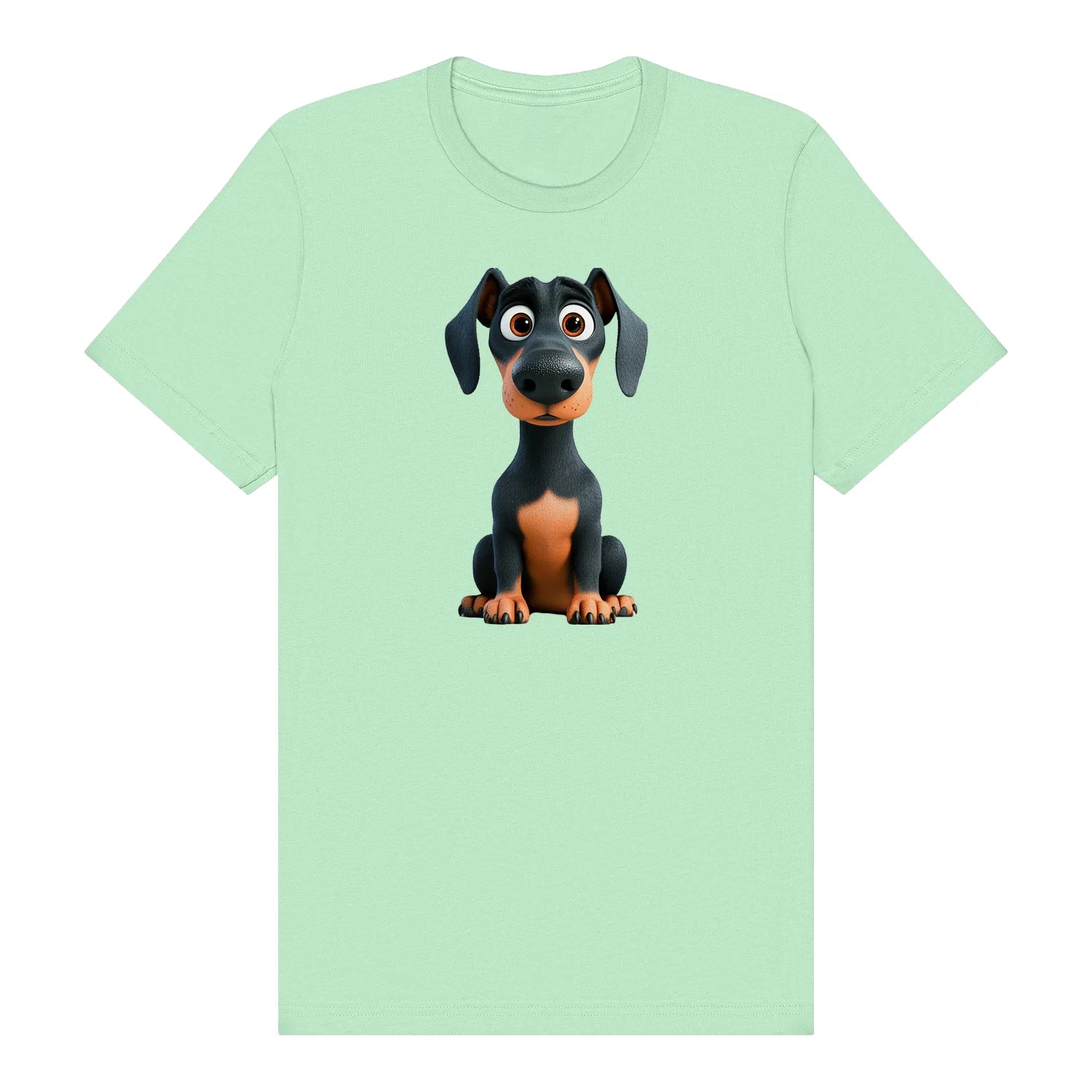 T-shirt Dog graphic 0039 - Mint