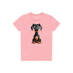 T-shirt Dog graphic 0039 - Pink