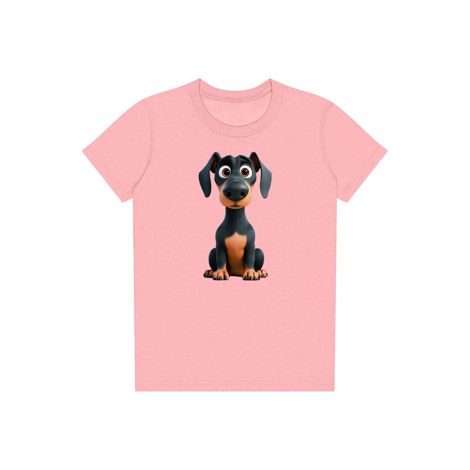 T-shirt Dog graphic 0039 - Pink