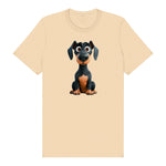 T-shirt Dog graphic 0039 - Soft Cream