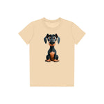 T-shirt Dog graphic 0039 - Soft Cream