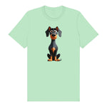 T-shirt Dog graphic 0040 - Mint