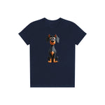T-shirt Dog graphic 0040 - Navy