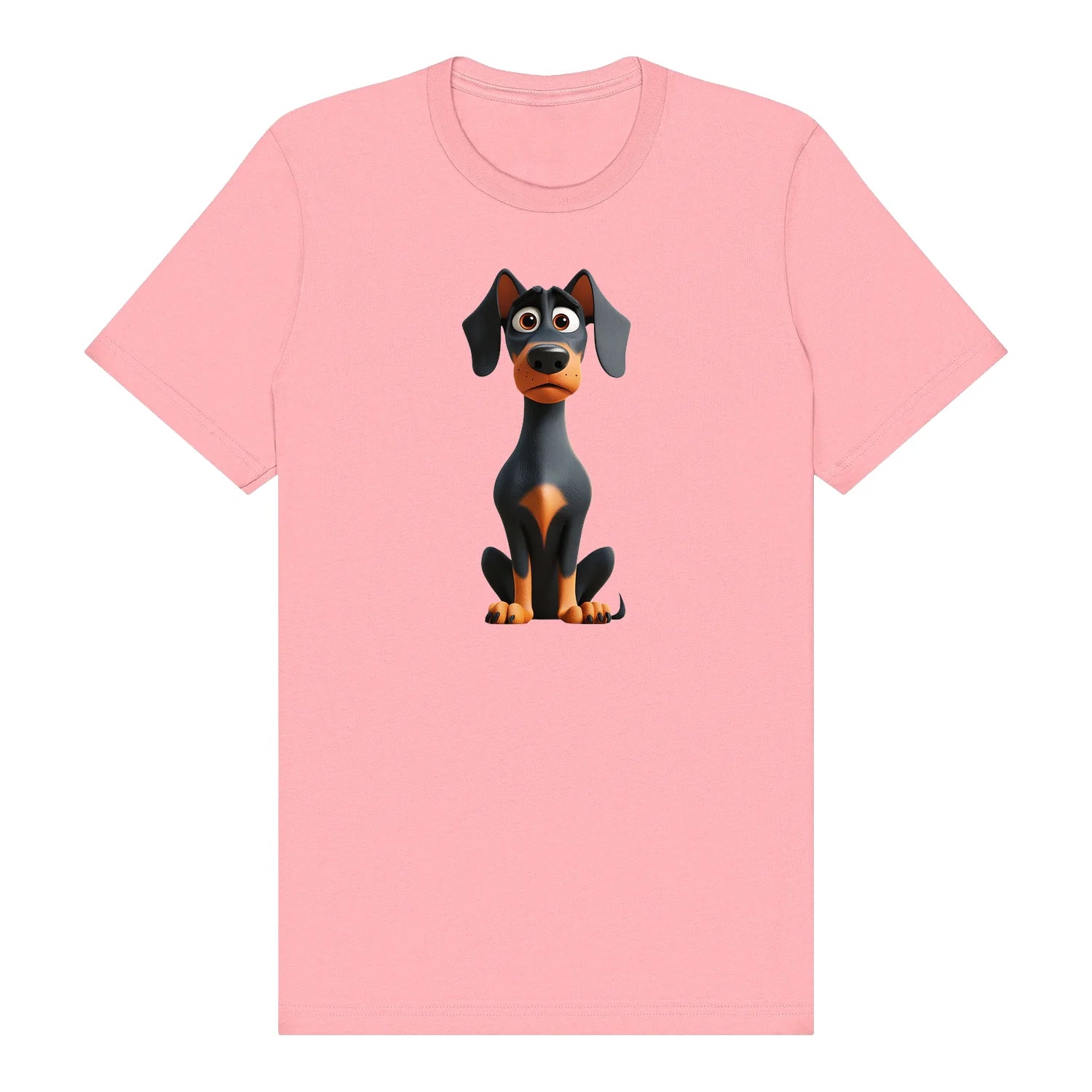 T-shirt Dog graphic 0040 - Pink