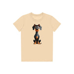 T-shirt Dog graphic 0040 - Soft Cream
