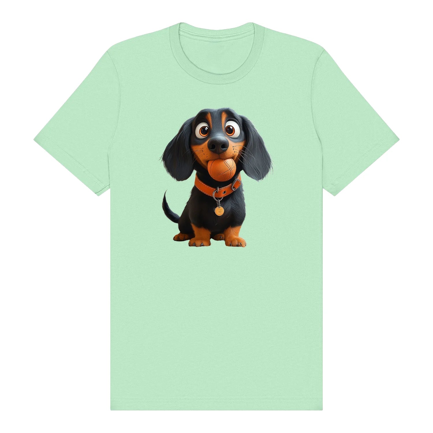 T-shirt Dog graphic 0041 - Mint