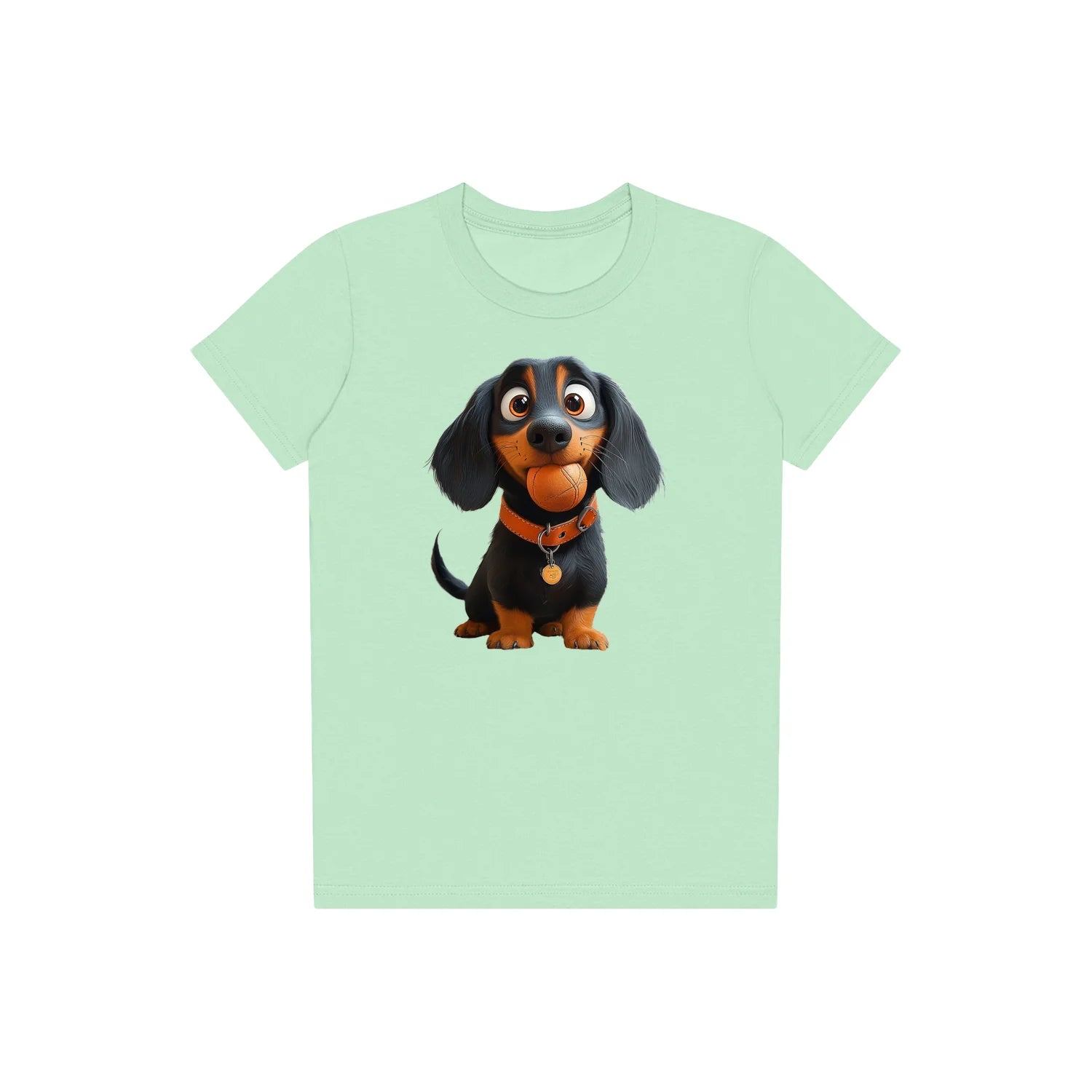 T-shirt Dog graphic 0041 - Mint