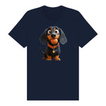 T-shirt Dog graphic 0041 - Navy