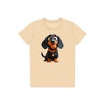 T-shirt Dog graphic 0041 - Soft Cream